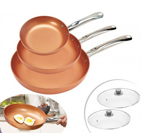 OFERTA COMBO Sartenes Antiadherentes Ceramic 5 Piezas