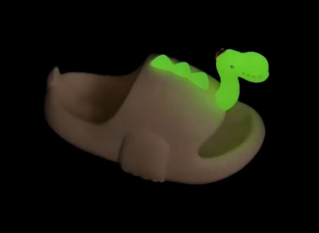NUEVAS Chanclas 🩴para niños que brillan en la oscuridad rosada