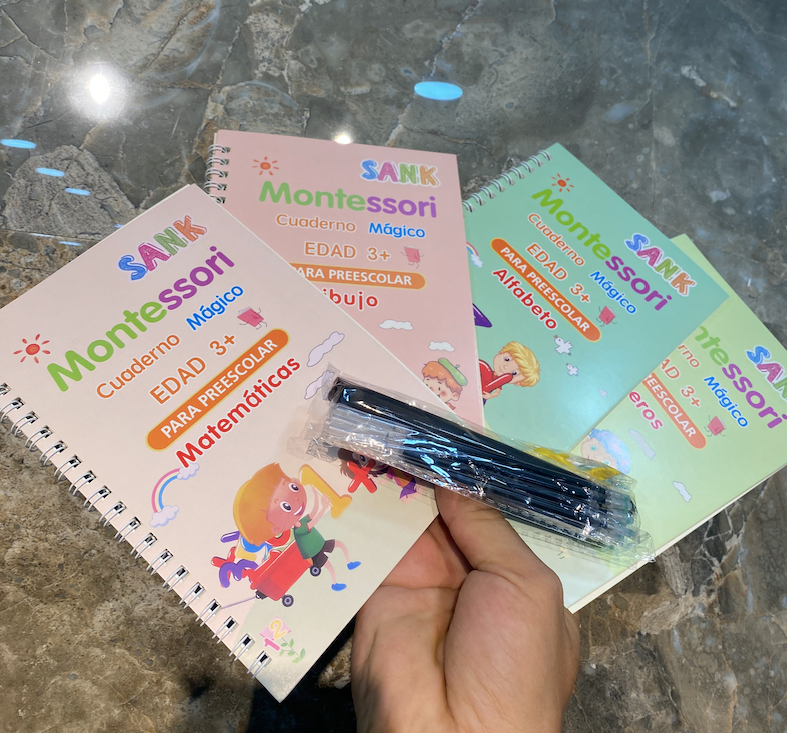 NUEVO LIBRO DE CALIGRAFÍA MONTESSORI PARA APRENDER Y DIVERTIRSE