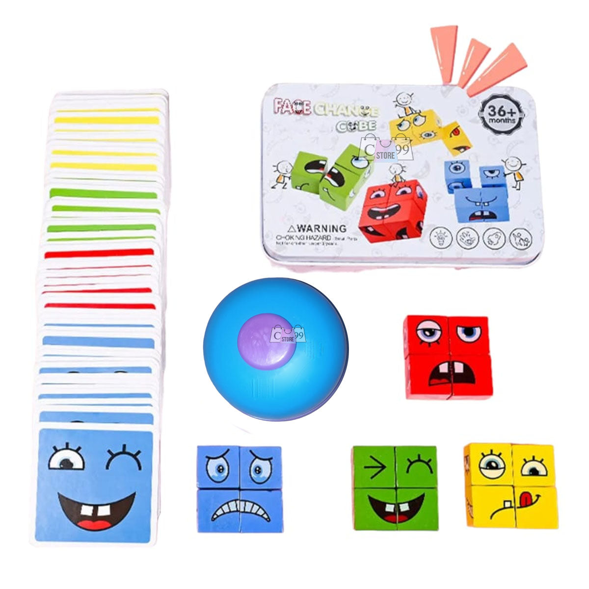 Juego De Emociones Rompecabezas Bloques
