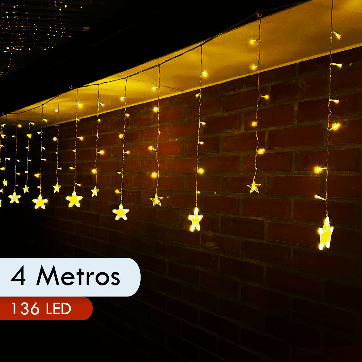 Luces Led Estrella 4m X136 LED CE136N