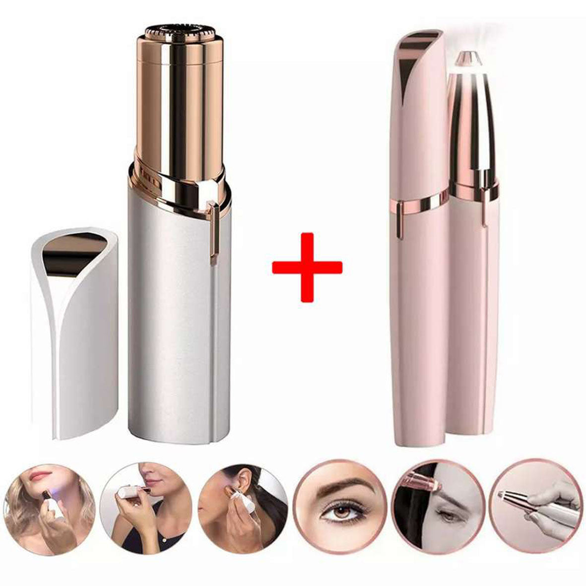 Combo Kit Depilador Facial Bozo Bigote